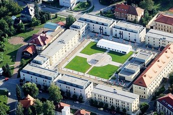 EA Hotel Tereziánský dvůr**** - párty stan - letecký pohled